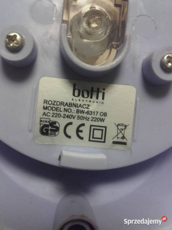 Rozdrabniacz elektryczny bottti Będzin