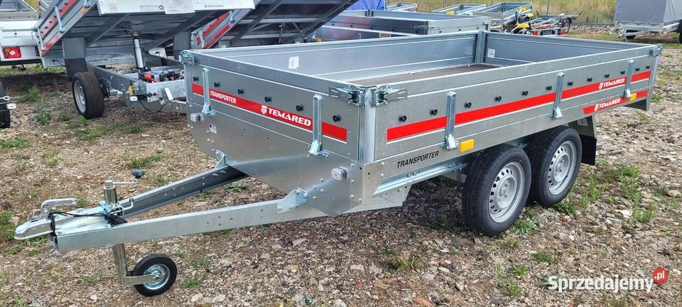 Przyczepka platforma 3x15 TEMARED tandem 750DMC Piła