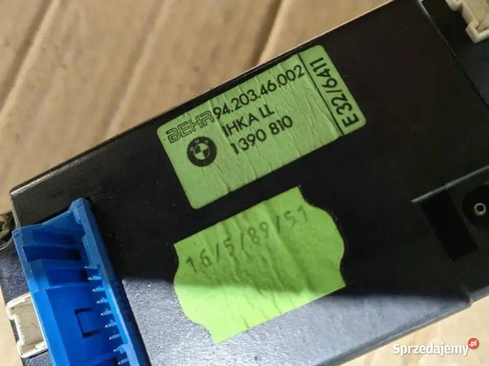 Panel sterowania nawiewu klimatyzacji BMW E32 Żory