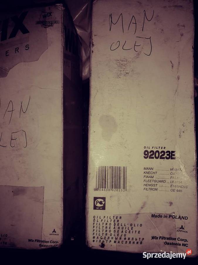wkład filtra oleju 2 Zabrze