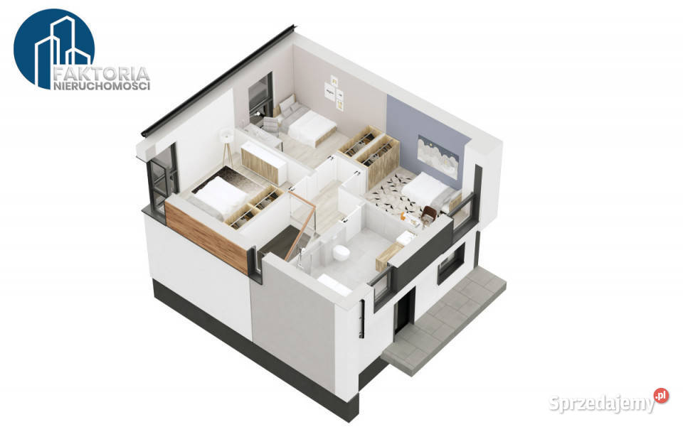 sprzedaży domu szeregowego Grabówka 90m2 podlaskie