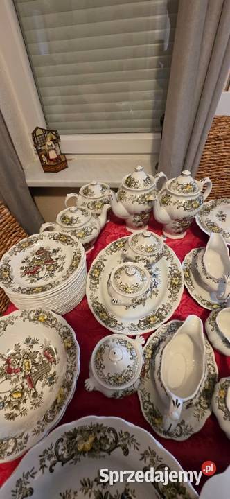 Antyczny angielski serwis porcelanowy Ridgway sprzedam