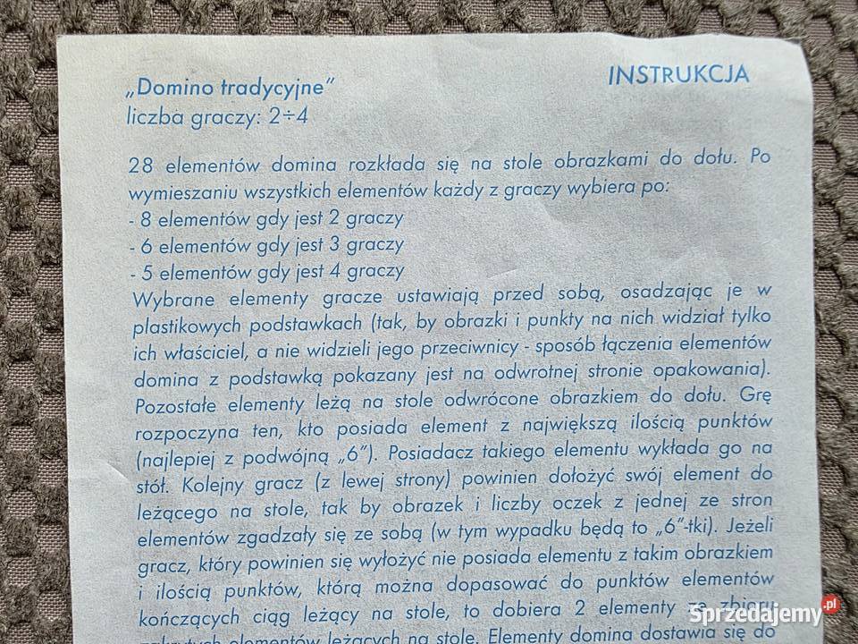 obrazkowe DOMINO zawody Kraków
