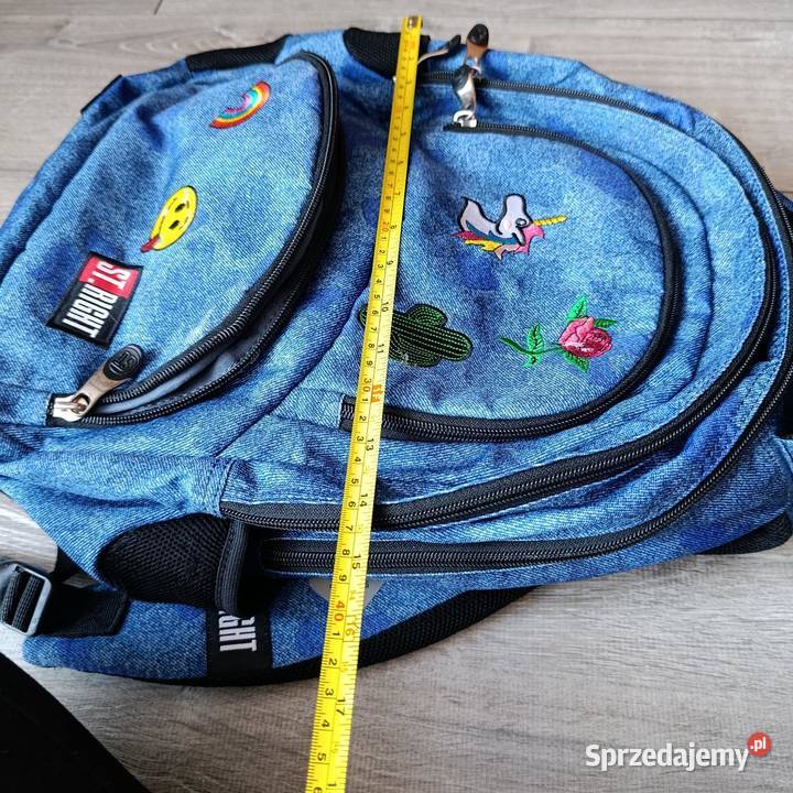 plecak szkolny marki StRight z kolekcji Jeans wielkopolskie Poznań sprzedam