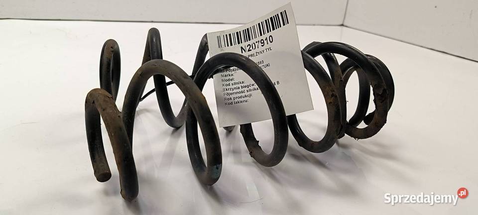 SPRĘŻYNY TYŁ SUZUKI SX4 KOMPLET osobowe Lipno