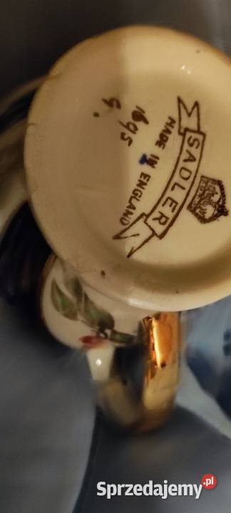 Piękny duży mlecznik Sadler porcelana Anglia
