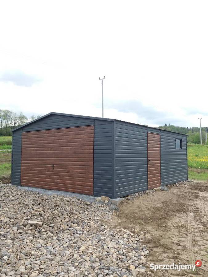 Garaże Blaszane Nowoczesny wygląd małopolskie Limanowa