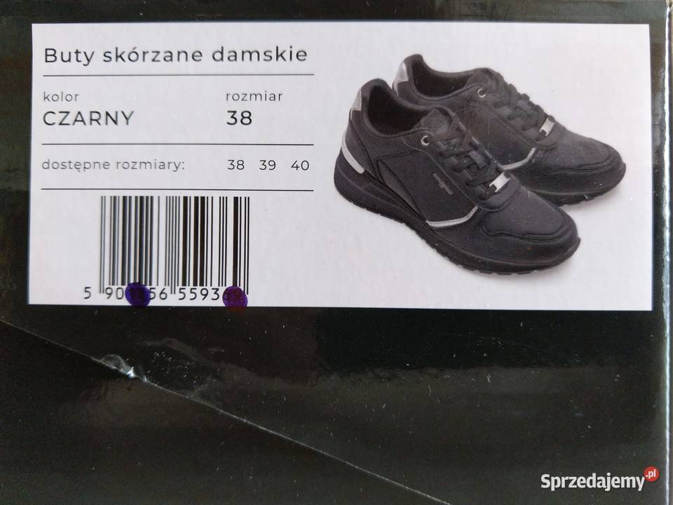NOWE Damskie buty skórzane sznurowane wiązane 25cm śląskie Zabrze