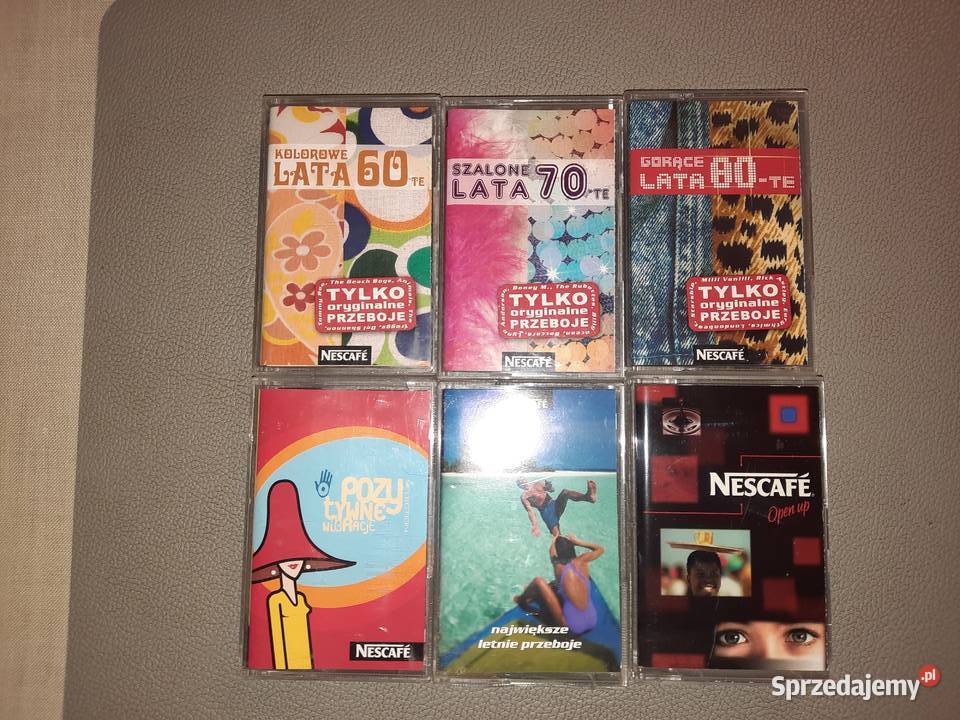 Zestaw kaset magnetofonowych NESCAF edycje Wrocław