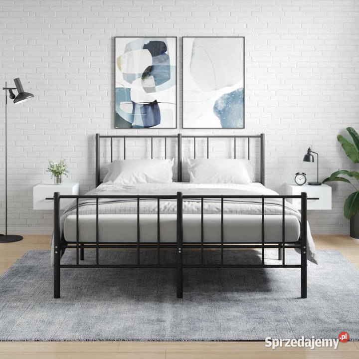 Wiszące szafki nocne 2 białe 35x35x20 WM829837