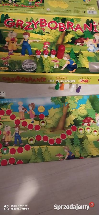 grzybobranie gra planszowa edukacyjna Poznań