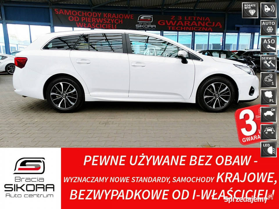 Toyota Avensis FUllLEDKameraTempomat GWARANCJA Zarejestrowany w Polsce Mysłowice