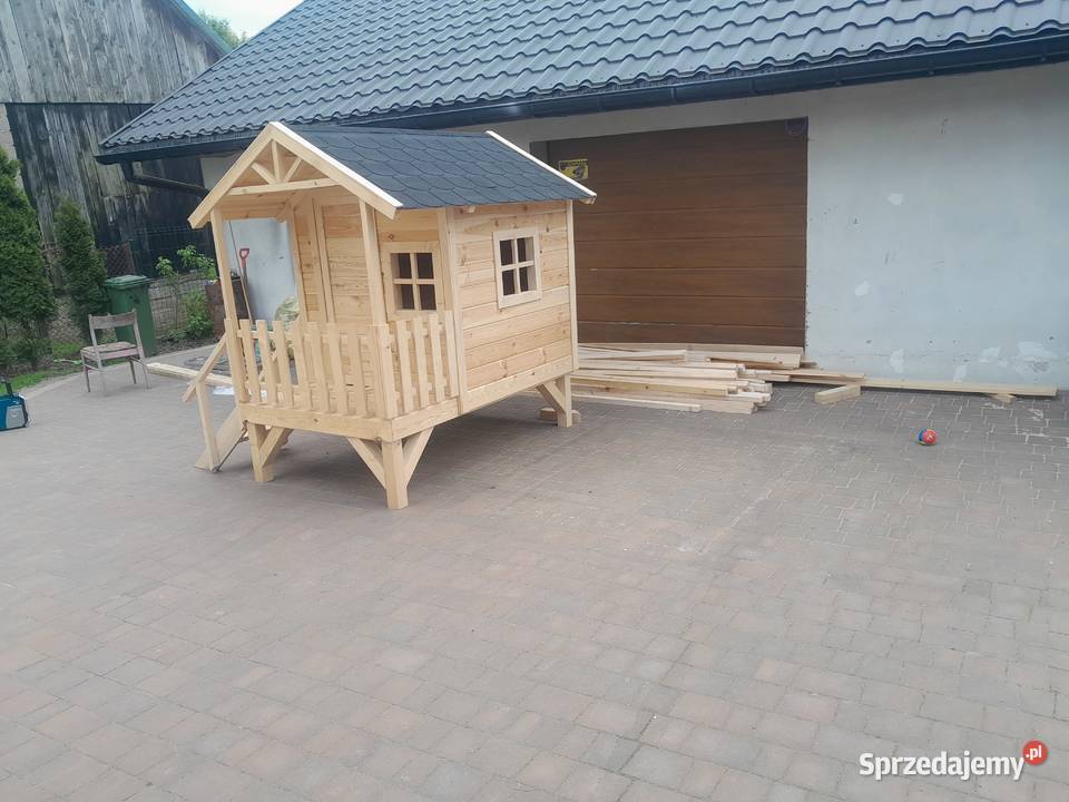 Domek drewniany plac zabaw