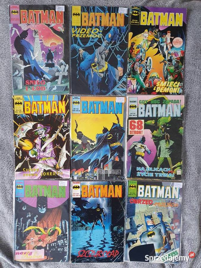 Batman wydawnictwo TmSemic zestaw 44 komiksów Gdynia