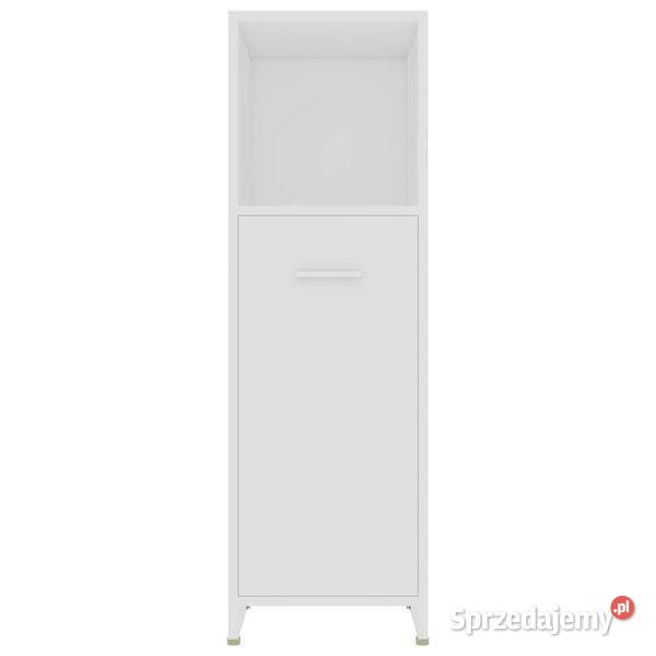 vidaXL Szafka łazienkowa biała 30x30x95