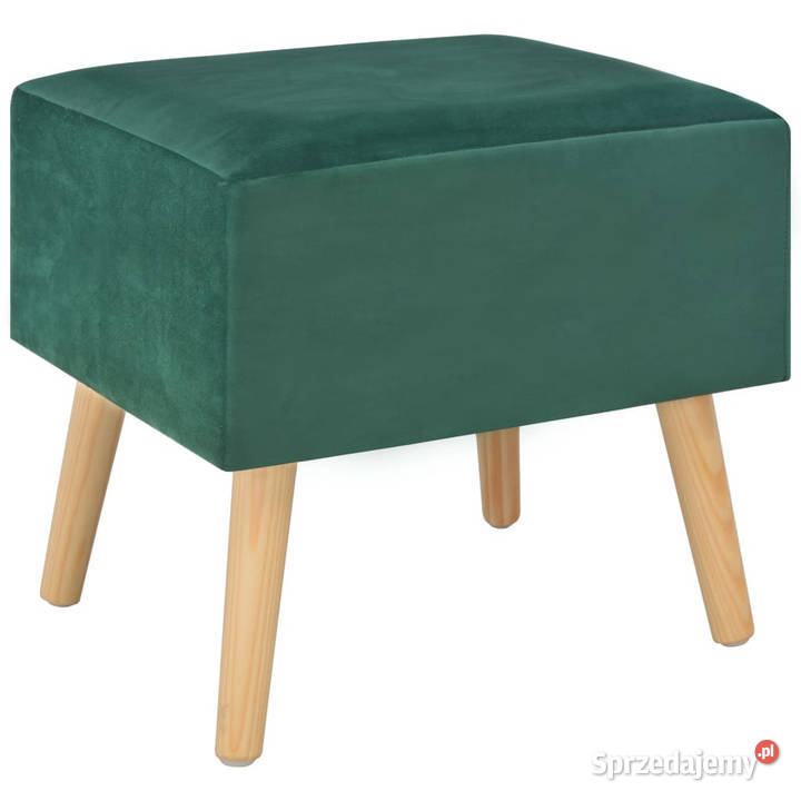 Szafki nocne 2 zielone 40x35x40 aksamitne