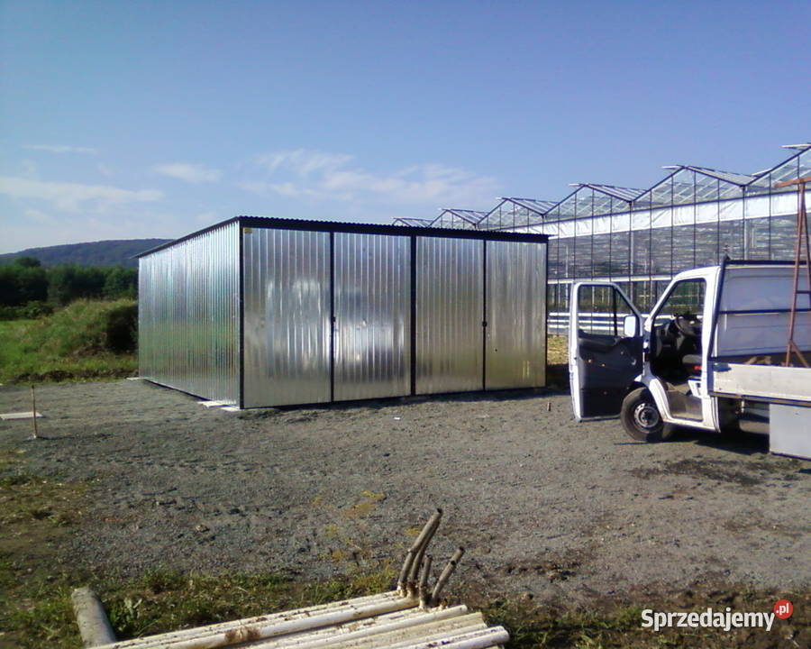 Garaż Blaszany 8x6m GARAŻE BLASZANE Blaszak Koło