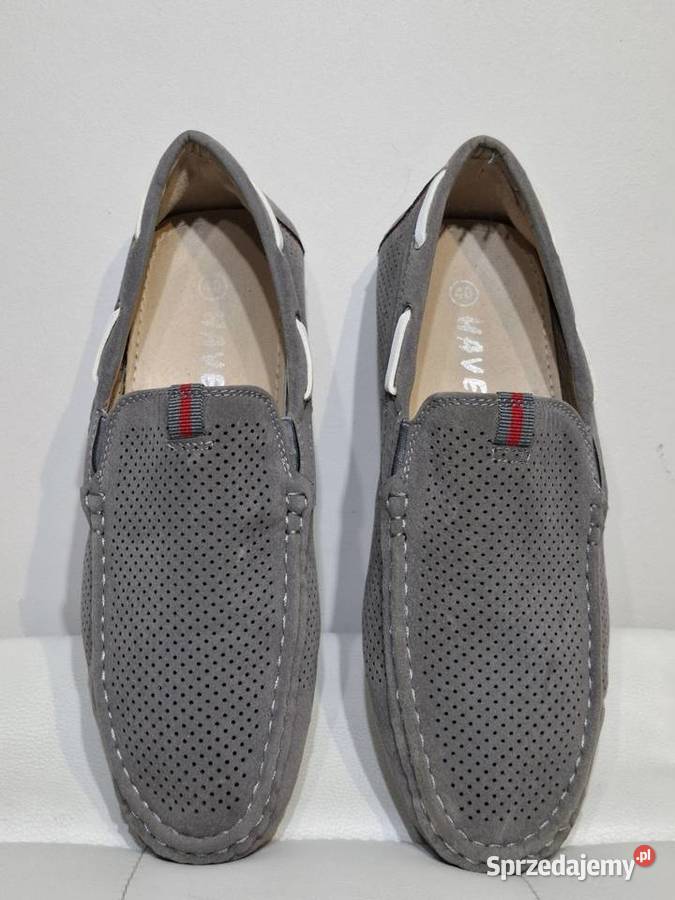 Haver 40 męskie mokasyny zamszowe