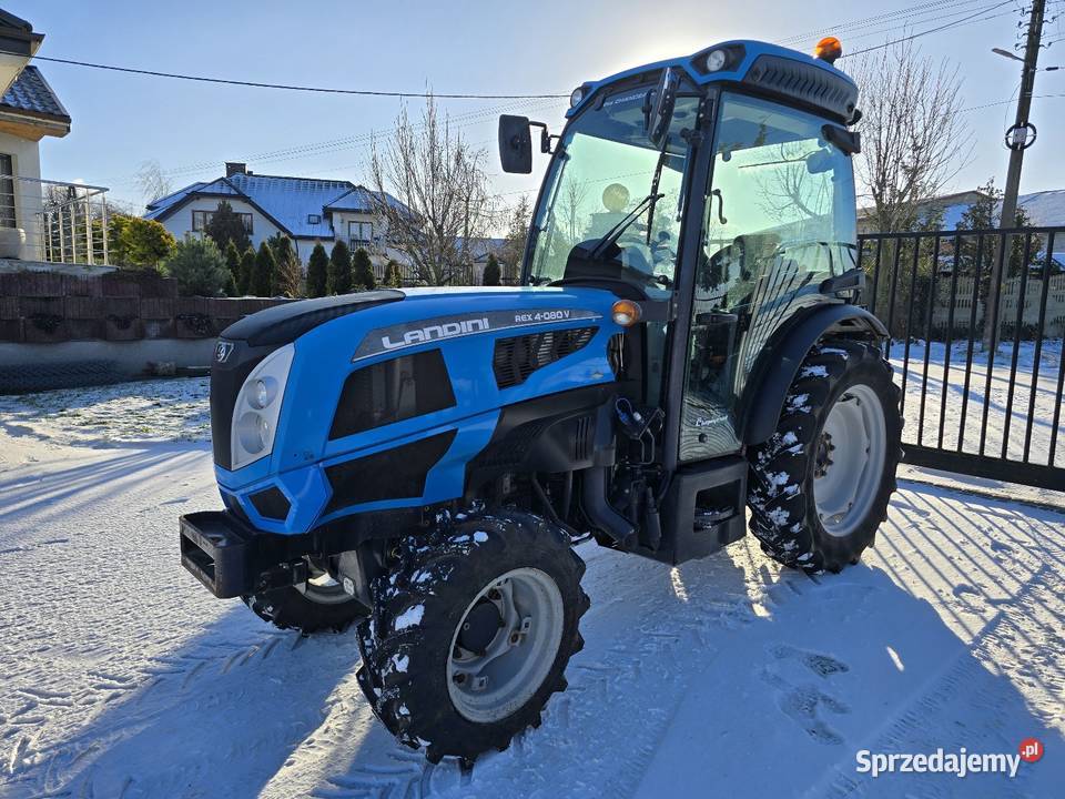 Landini Rex 4 80V Klimatyzacja 4x4 sadowniczy Kabina mazowieckie sprzedam