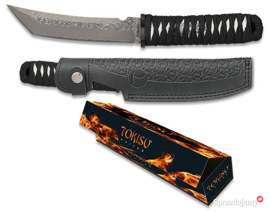 Sztylet japoński Tokisu Black String Damascus Warszawa