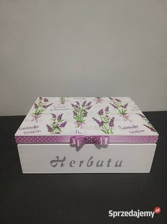 Herbaciarka 6 lawenda różne wzory decoupage opolskie Kędzierzyn-Koźle