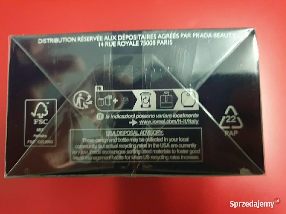 Prada Luna Rossa Ocean 100 ml woda perfumowana mazowieckie Radom