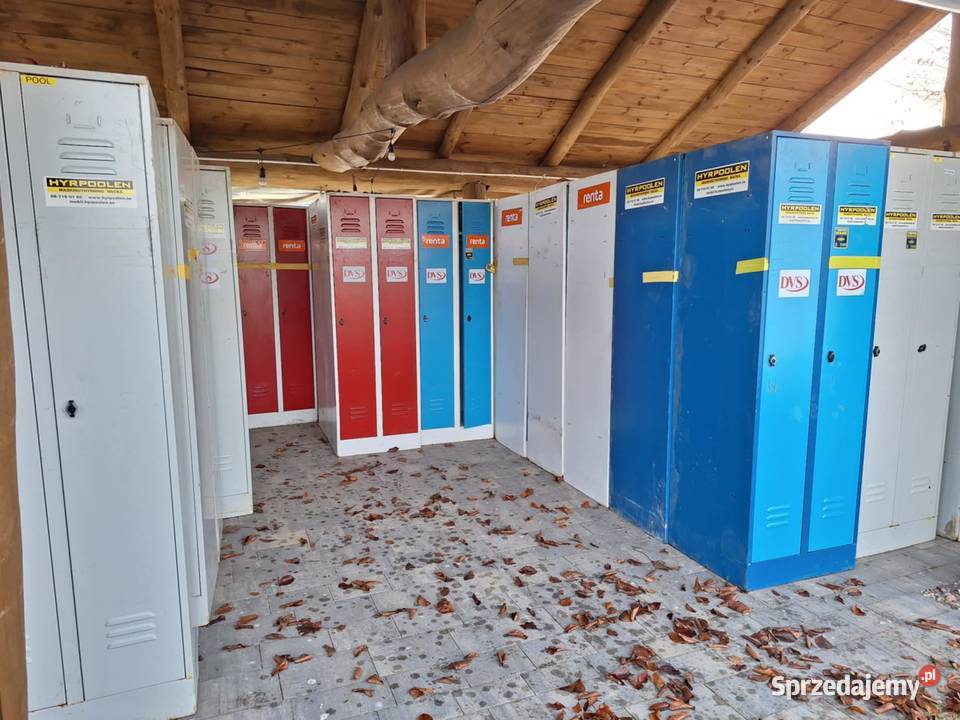 Szafka pracownicza BHP podwójna metalowa stan Śmiłowo