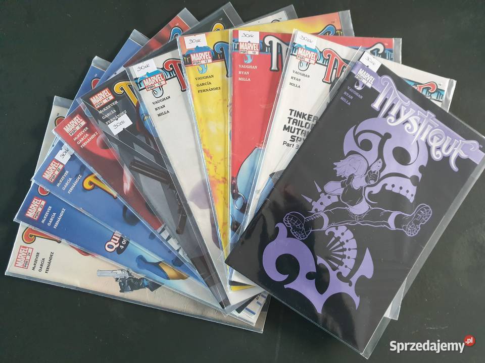 Mystique zestaw 10 oryginalnych komiksów USA pomorskie Gdynia