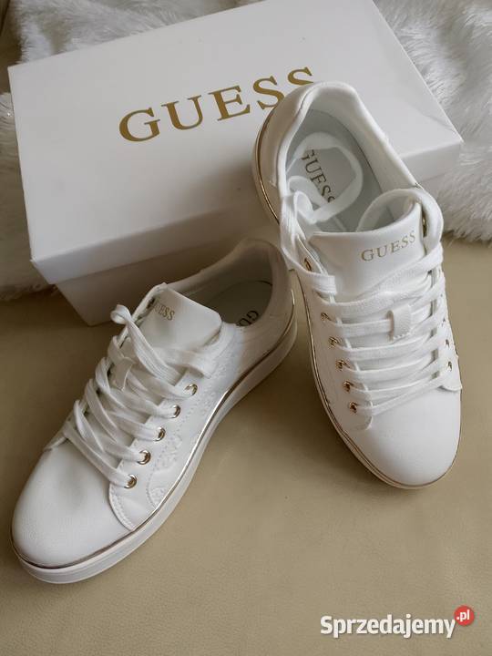 Guess białe sneakersy BONNY rozmiar 37 Olkusz