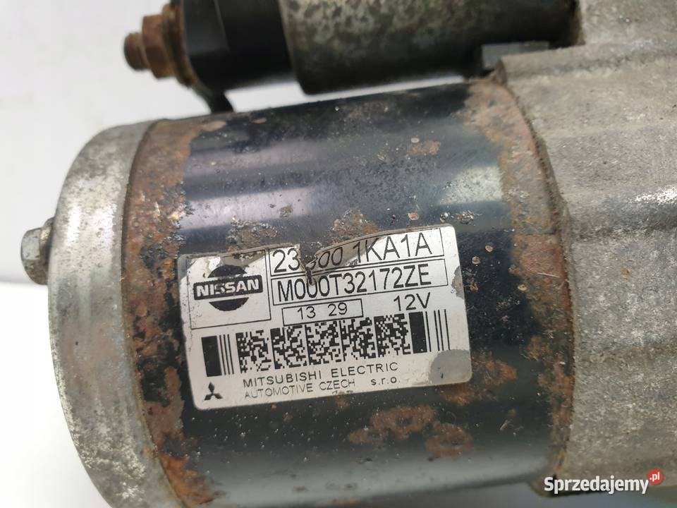 ROZRUSZNIK Nissan Juke 16 16V ROZRUSZNIK Układ elektryczny, zapłon lubelskie Rudka