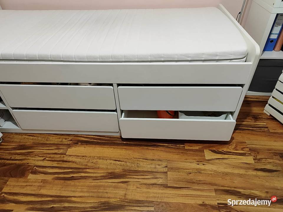 Łożko Ikea 90x200 plus materac i stelaż Zielona Góra sprzedam
