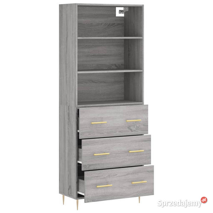 Witrynka szary dąb sonoma 695x34x180 materiał sprzedam