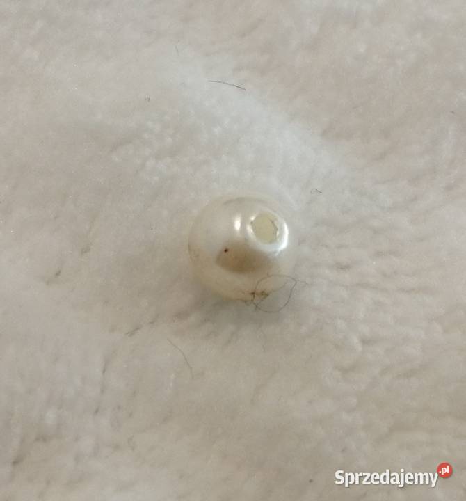 Koralik 6mm biały kremowy 1 Kreatywne Biżuteria śląskie Czeladź
