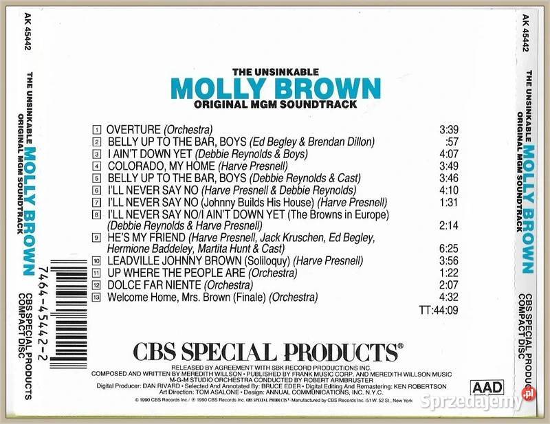 The Unsinkable Molly Brown Original MGM