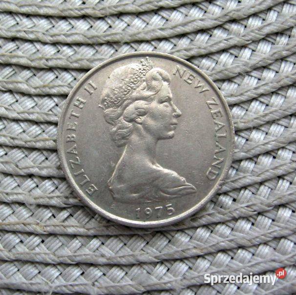 Nowa Zelandia 20 Centów 1975r Kalisz