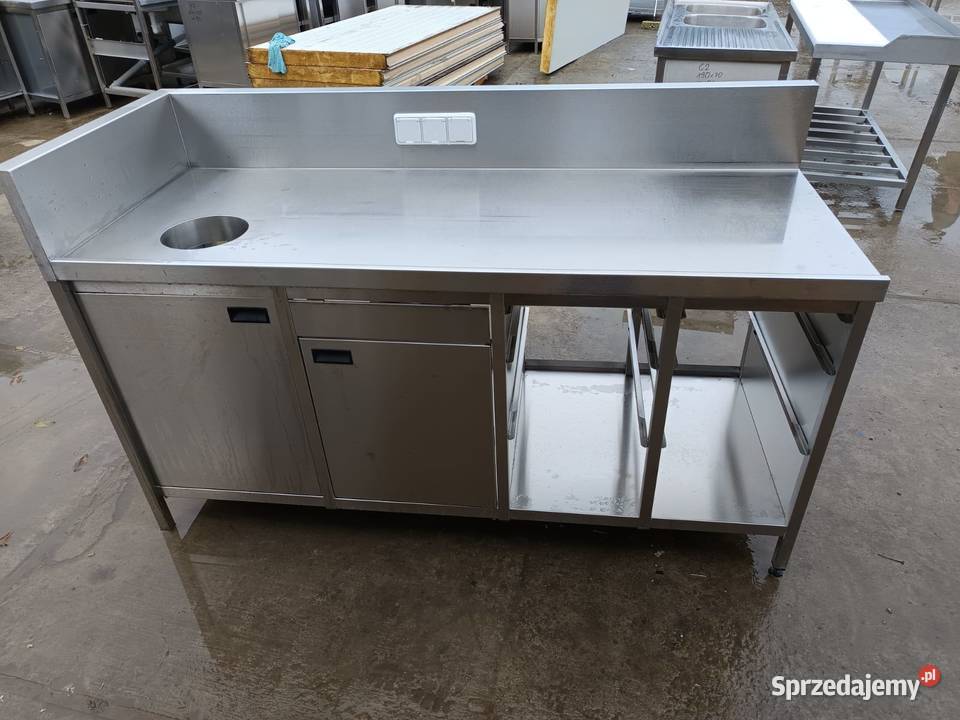 Szafka nierdzewna gastronomiczna blat nierdzewny