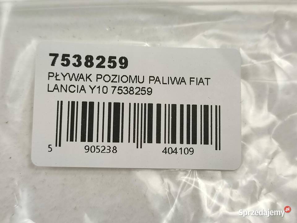 PŁYWAK POZIOMU PALIWA LANCIA Y10 19851996 NOWY