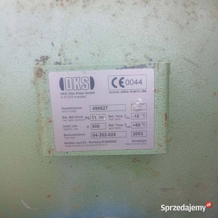 Sprężarka tłokowa Creemers 500L 75 kW 10 bar Lecka