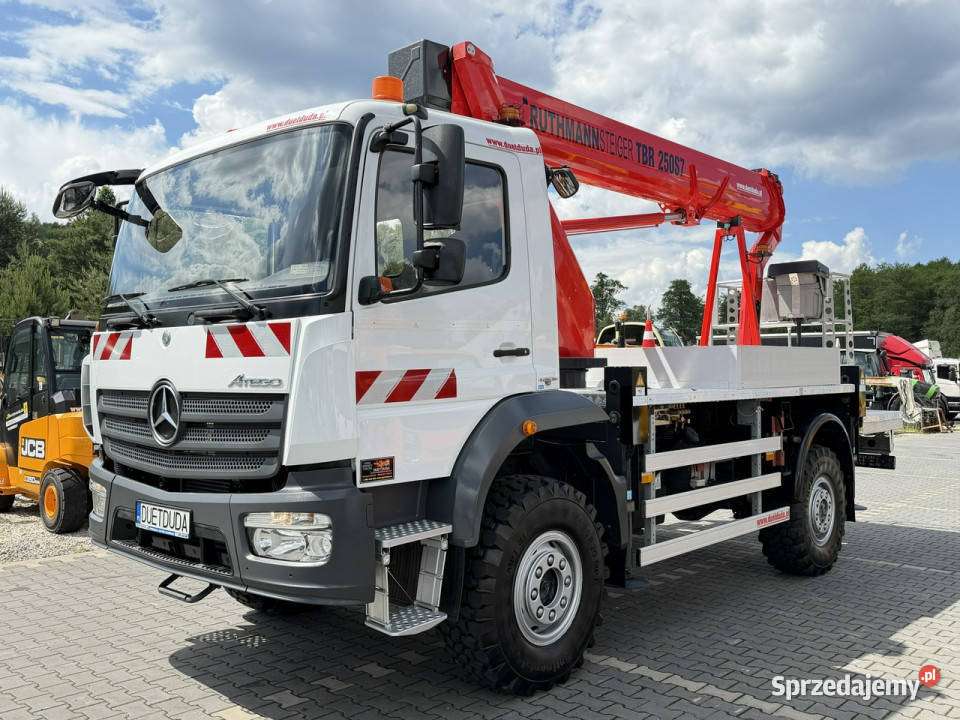Mercedes Atego E6 4x4 Zwyżka RUTHMANN TBR250 S7 36000km Widełki sprzedam