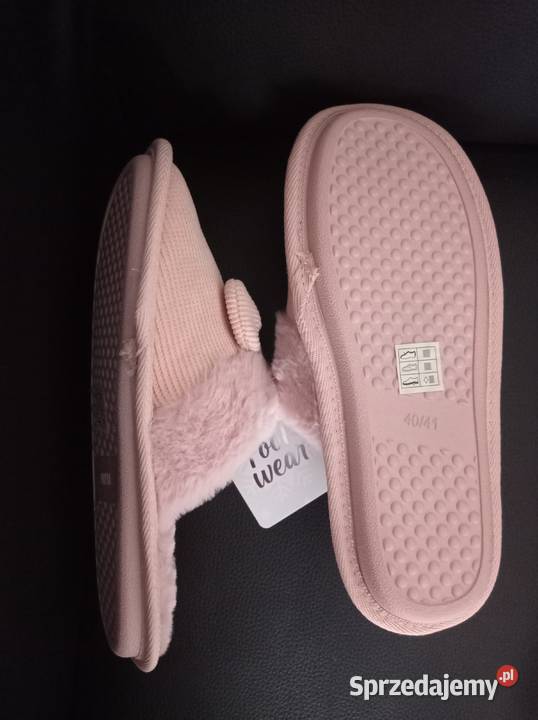 Kapcie damskie różowe mazowieckie Warszawa