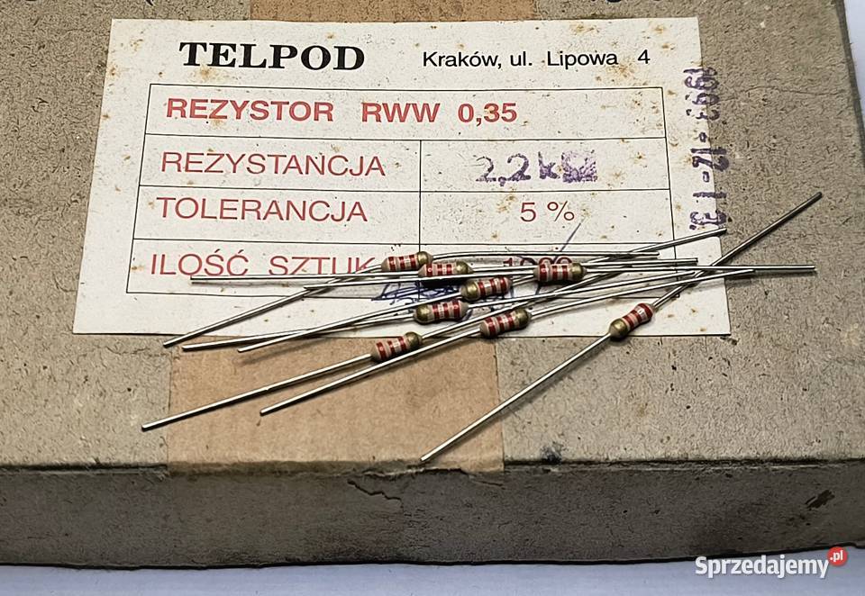 Rezystor 22k RWW 035 TELPOD Gdańsk