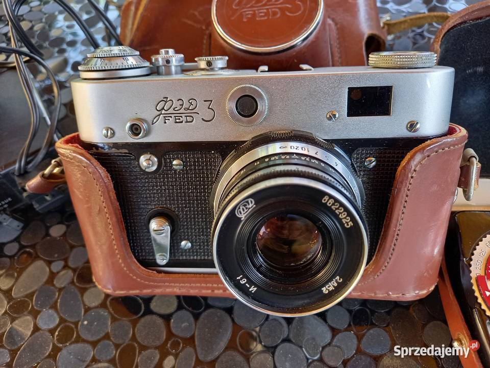 Aparat fotograficzny FED 3 Lampa blyskowa Krapkowice