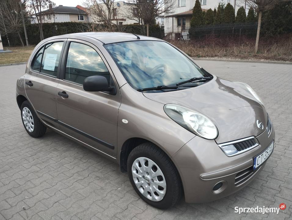 Nissan Micra K12 2010 11 salon Polska Rok produkcji 2010 Toruń