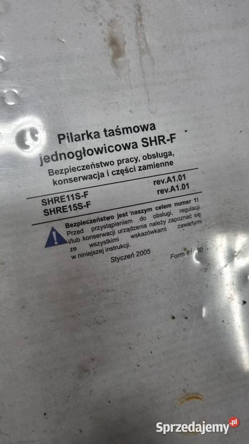 piła taśmowa trak Wood Mizer SHRF Karsin sprzedam