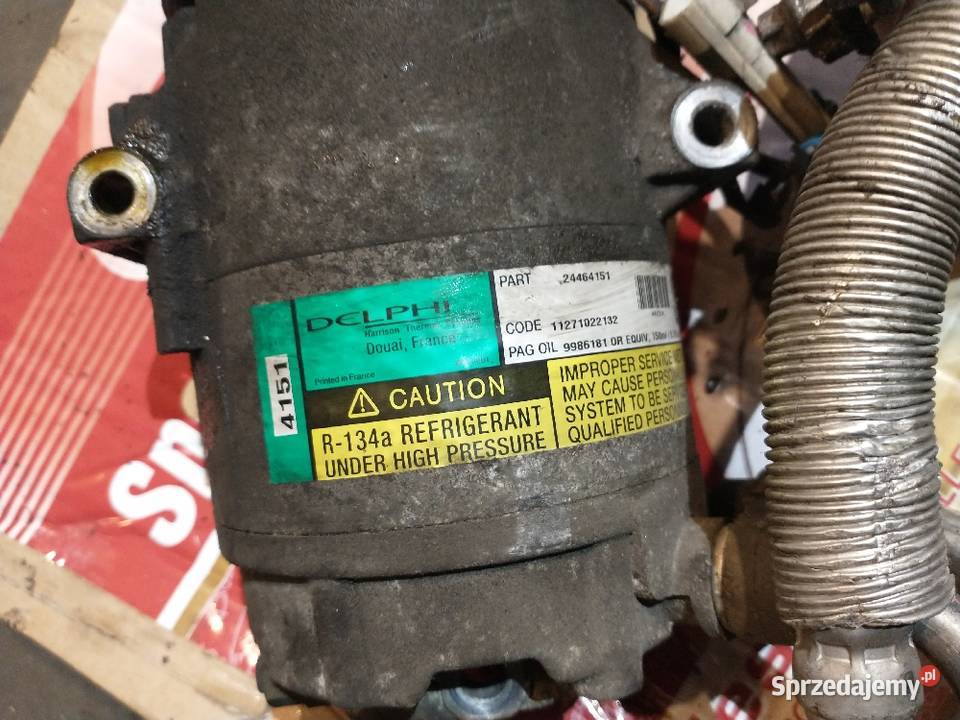 Kompresor klimatyzacji opel astra Zafira OPC łódzkie Łódź