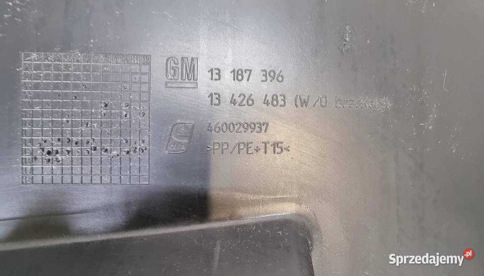 Opel CORSA D tapicerka klapy tylnej bagażnika sprzedam