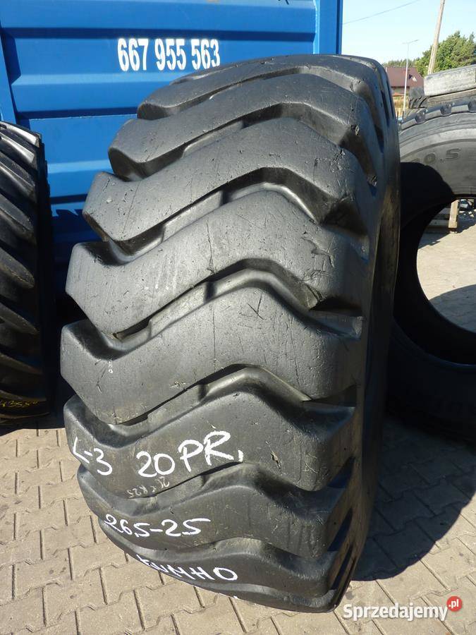 Opona używana przemysłowa 26525 265R25 KUMHO Zaścianki