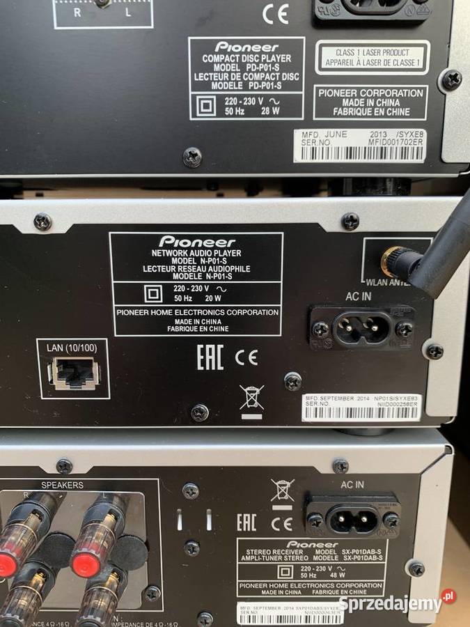 Wieża Stereo Pioneer P1DAB SXP01DAB NP01 PDP01 Opole