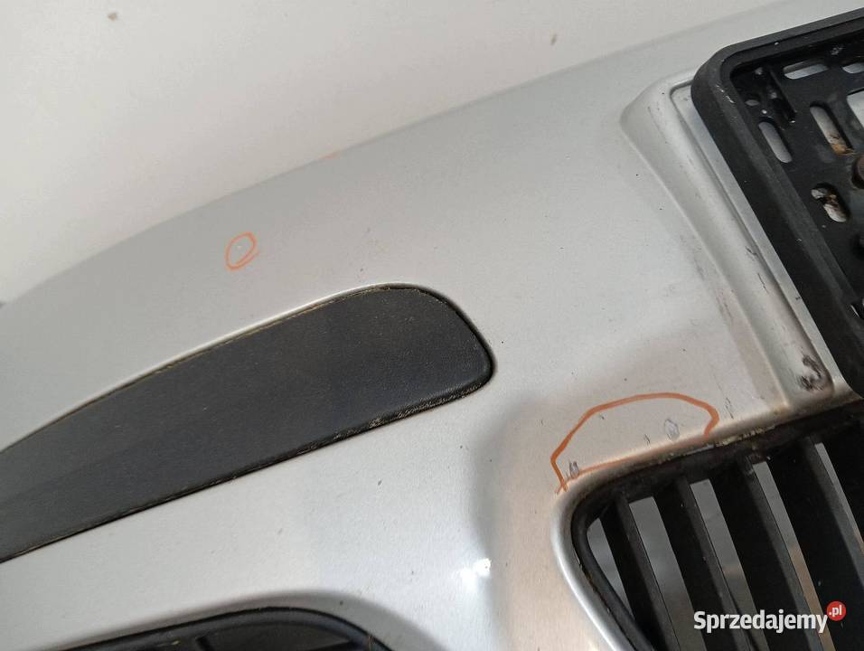 ZDERZAK PRZÓD HALOGENY LIFT SREBRNY Skoda Fabia osobowe