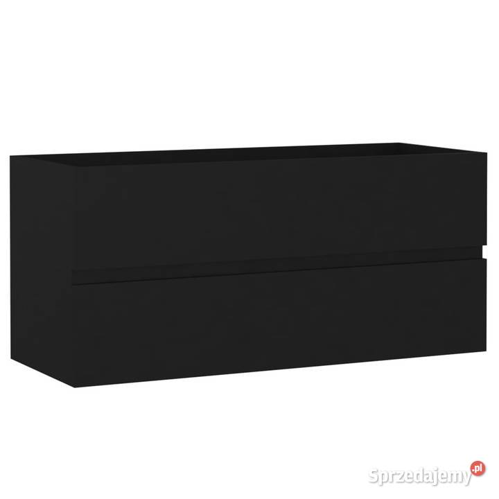 Szafka pod umywalkę czarna 100x385x45 WM804765